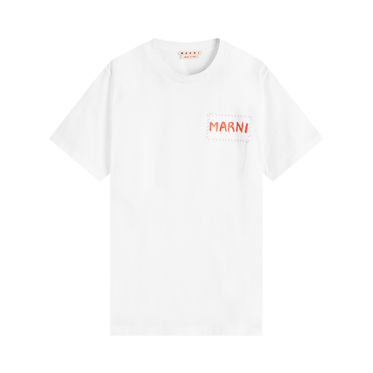 Marni Jersey T-Shirt 'Lily White'