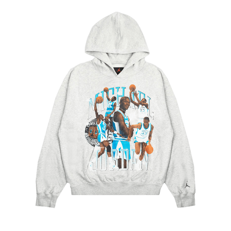 Air Jordan Jordan Flight Hoodie 'Grey Heather/Black'