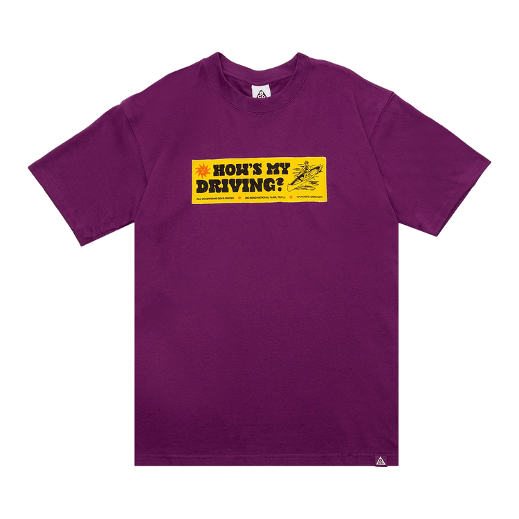 Nike ACG Canoe Sticker Tee 'Purple'