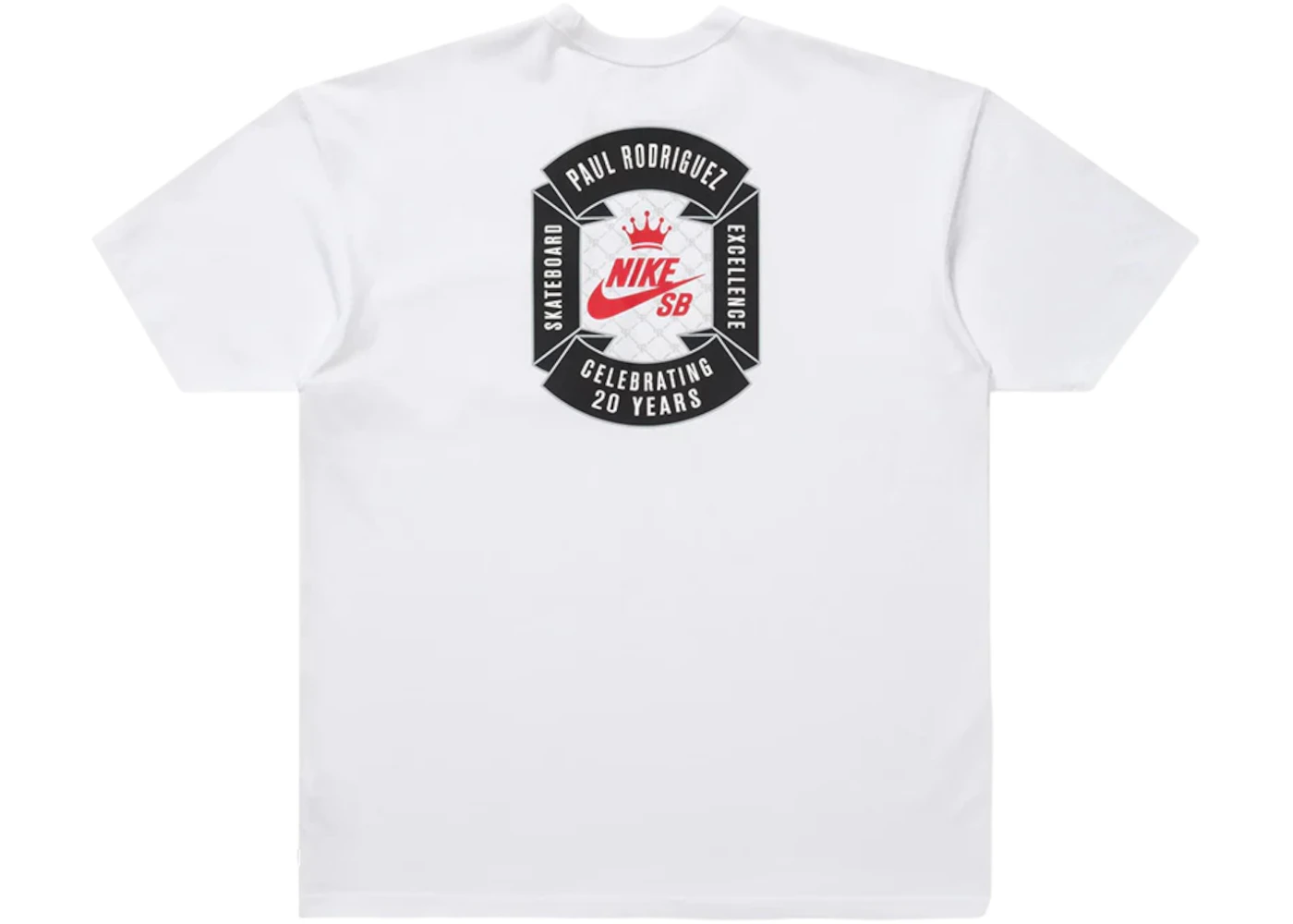 Nike SB Paul Rodriguez Max90 Skate T-shirt White