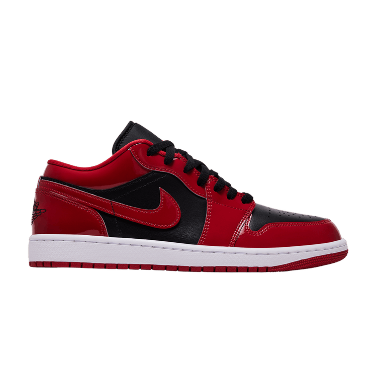 Jordan 1 Low SE Patent Varsity Red Black