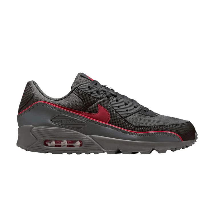 Nike Air Max 90 Premium 'Iron Grey University Red'