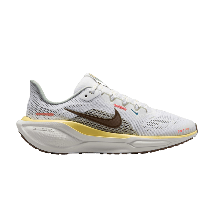Nike Air Zoom Pegasus 41 GS 'White Mink Brown Yellow'