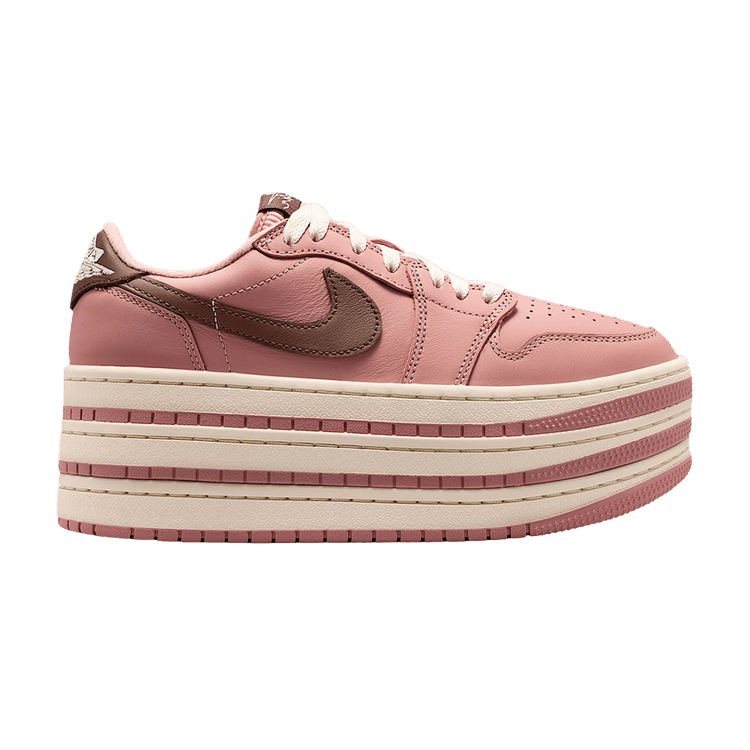 Air Jordan Wmns 1 Triple Stack 'Rust Pink Cacao Wow Pearl White'