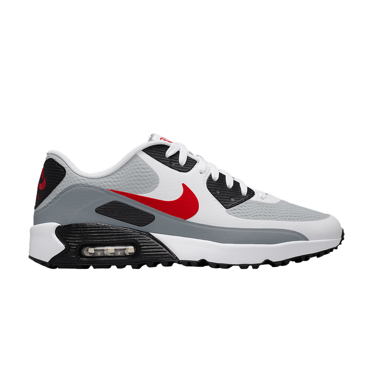 Nike Air Max 90 Golf 'White Light Smoke Grey Fire Red'