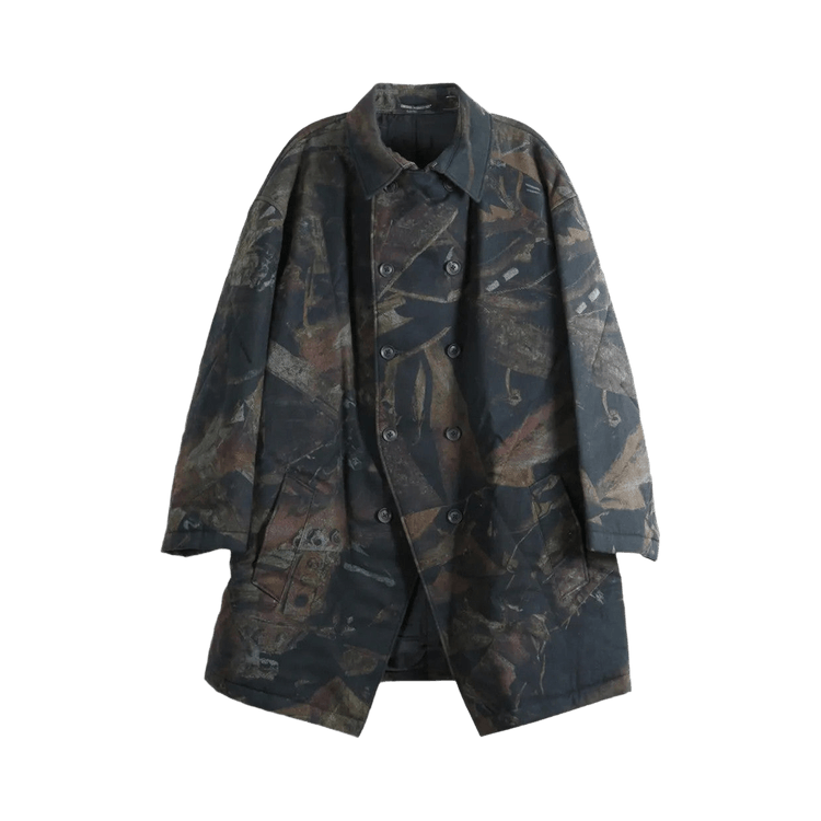 Yohji Yamamoto Pour Homme Padded Rust Flannel Jacket 'Black'