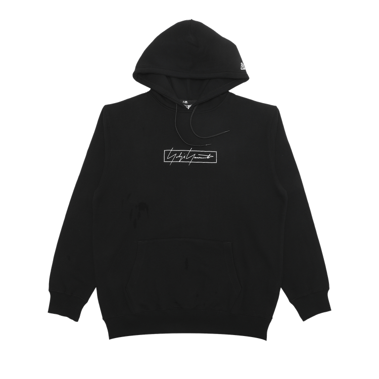 Yohji Yamamoto Pour Homme Box Logo Hoodie 'Black'