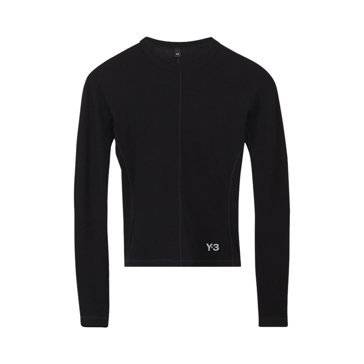 Adidas x Y-3 Fitted Long-Sleeve Tee 'Black'