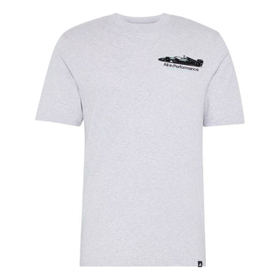 adidas x Mercedes AMG Petronas Formula 1 Team T-Shirt Asia Sizing 'Light Grey Heather Semi Mint Rush'