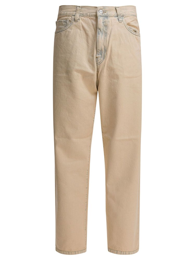 Carhartt WIP Logo Patch Straight-Leg Jeans
