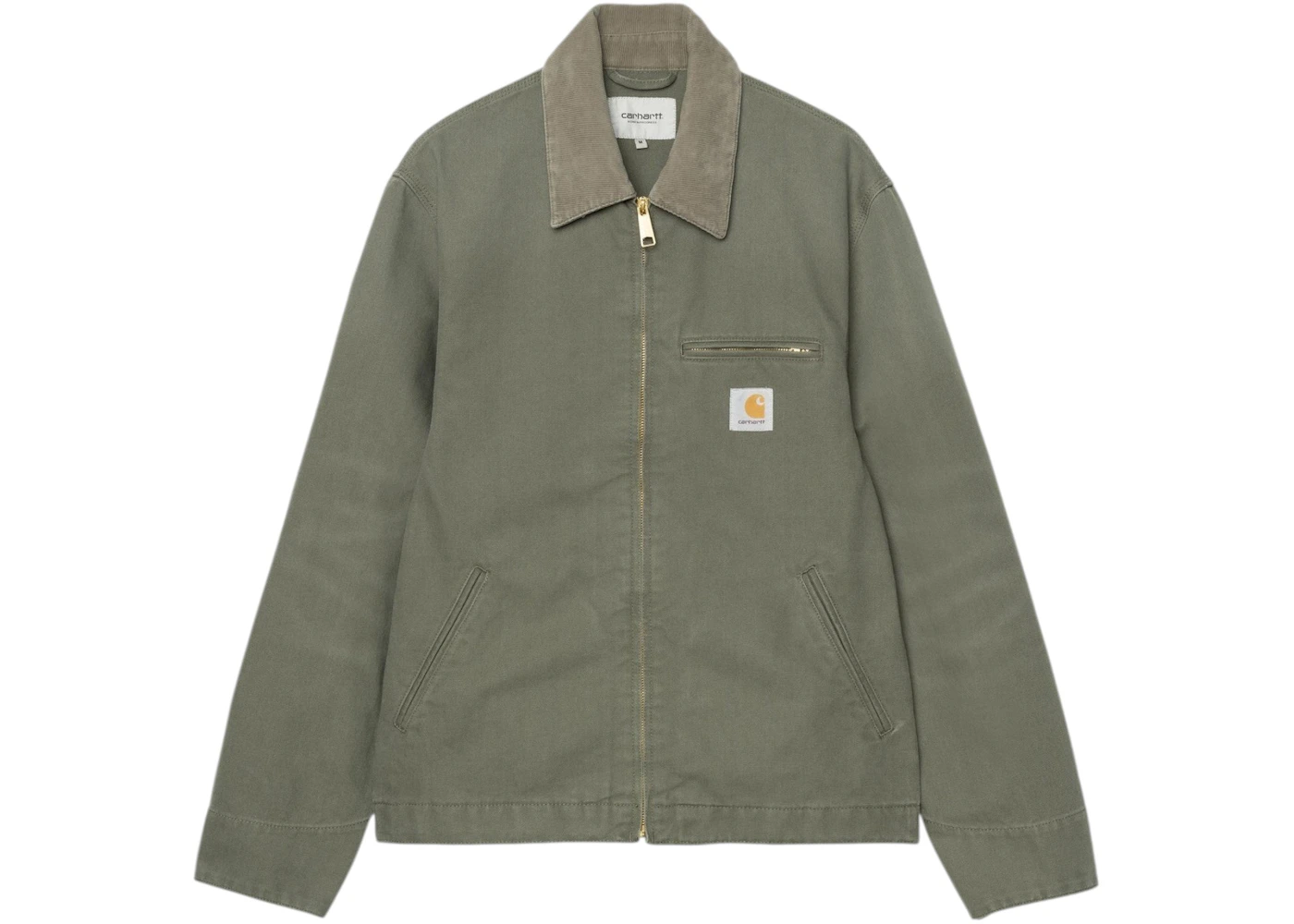 Carhartt Detroit Jacket (Stone Canvas) Leaf