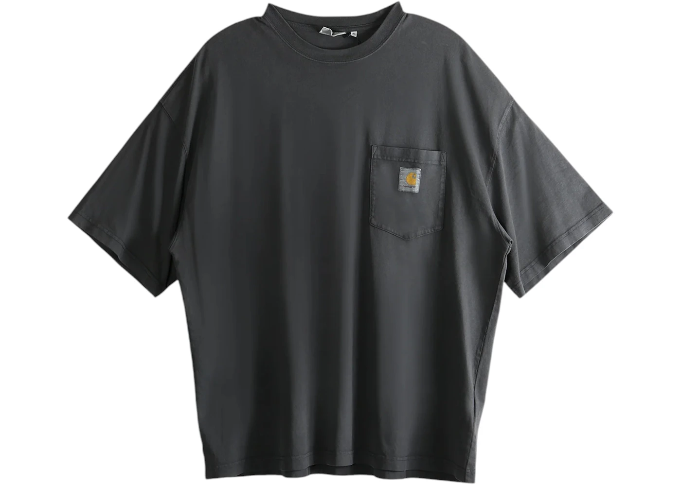 Carhartt WIP S/S Hudson Chalk Wash Pocket T-shirt Black