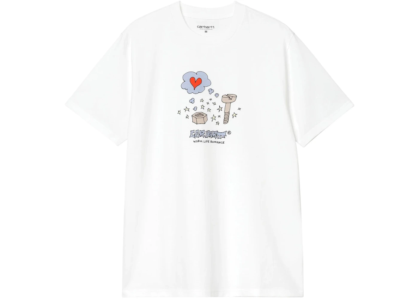 Carhartt WIP Work Life Romance T-shirt White