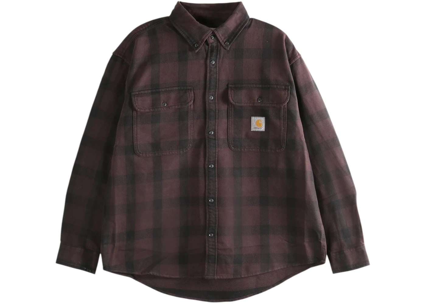 Carhartt WIP L/S Edmands Shirt Natural/Palisander