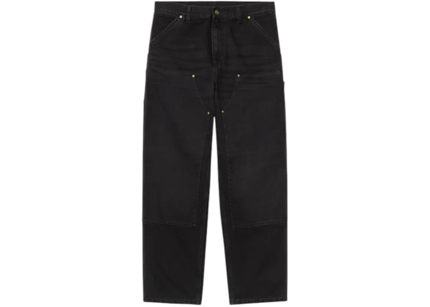 Carhartt WIP Double Knee Pant (SS26) Black (Grind Wash)