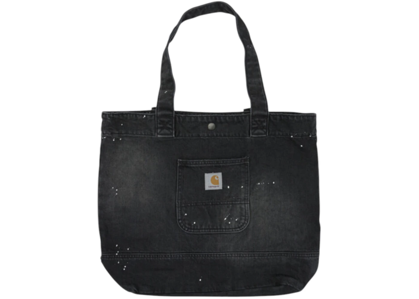 Carhartt WIP Denim Tote Large Shoulder Bag Black