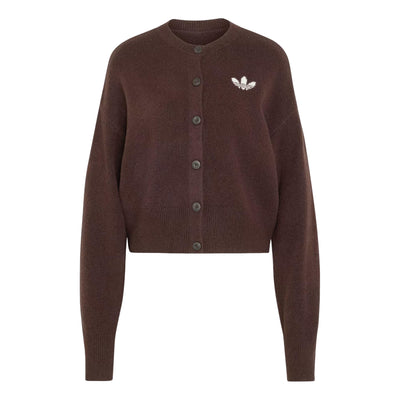 (WMNS) adidas Essentials Knit Cardigan Asia Sizing 'Aurora Coffee'