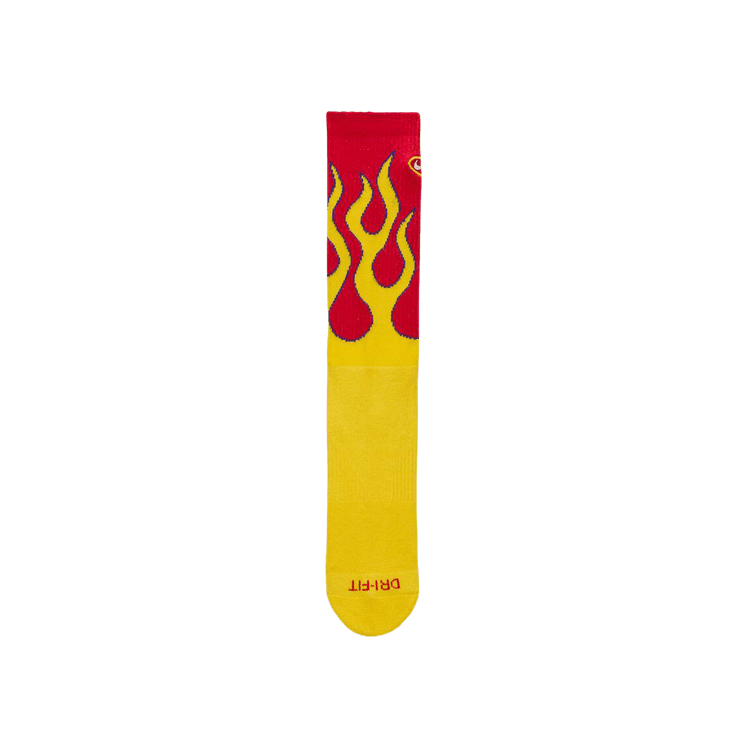 Nike Everyday Plus Cushioned Crew Socks 'University Red/Tour Yellow/White'