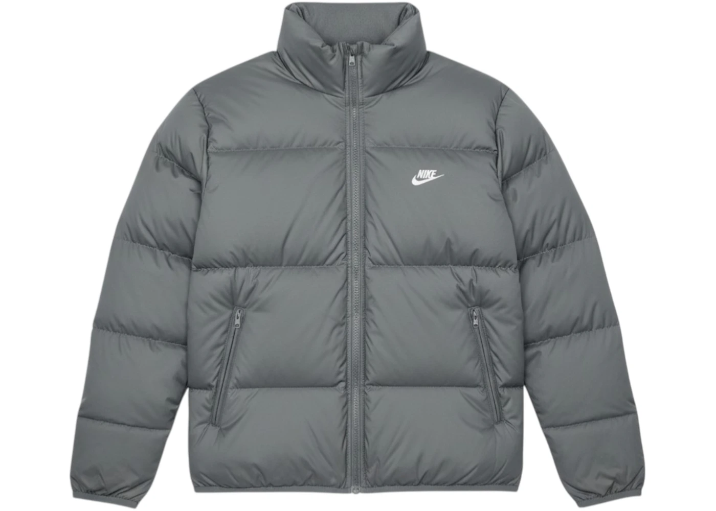 Nike Sportswear Club Therma-FIT Down Puffer Jacket Iron Grey/White