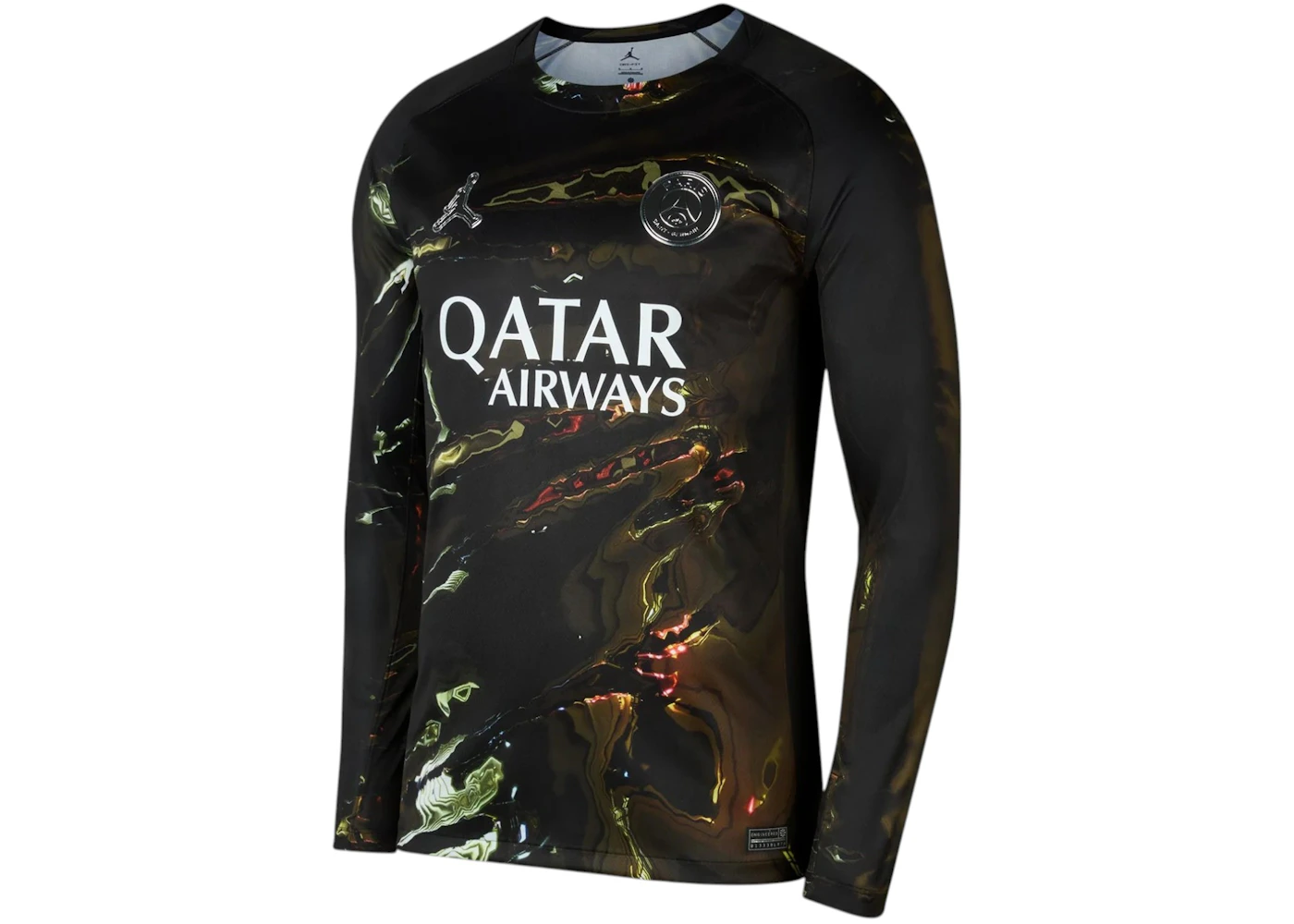 Nike x PSG Dri-Fit Longsleeve Jersey Black/White/Black