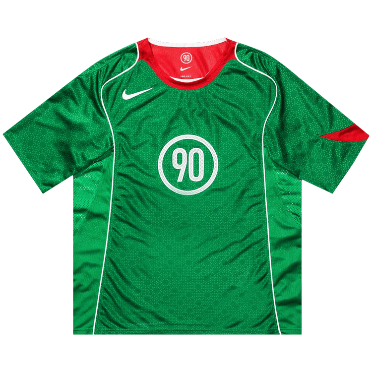 Nike T90 Dri-Fit Soccer Jersey 'Classic Green/Sport Red/White/White'