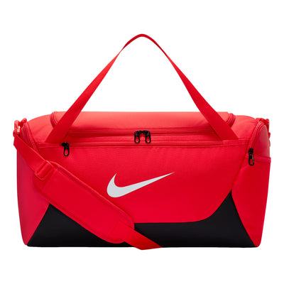 Nike Brasilia 40L Small Duffel Bag 'University Red Black White'
