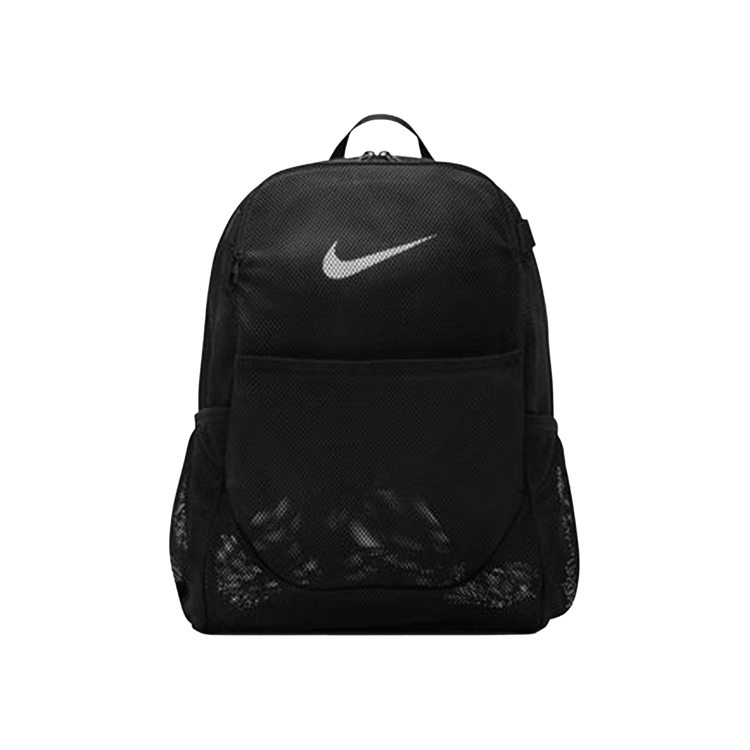 Nike Brasilia 27L Mesh Backpack 'Black'
