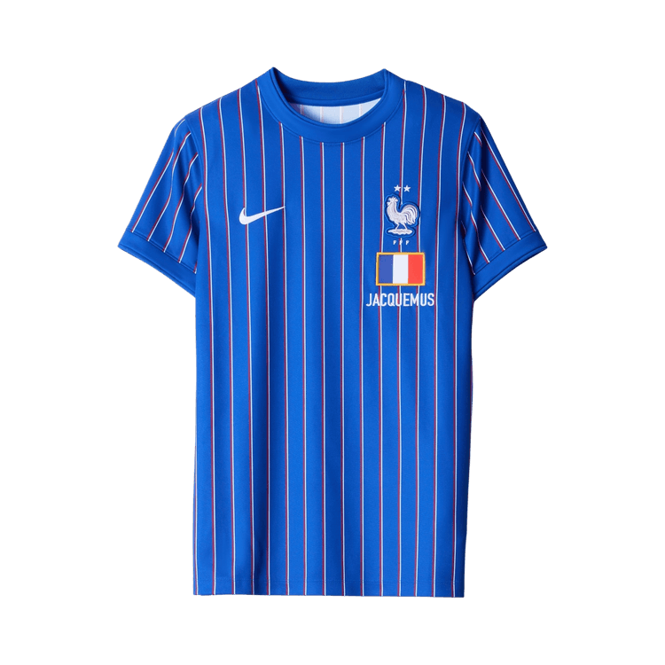 Nike Wmns France x Jacquemus Dri-Fit Short-Sleeve Top 'Blue'