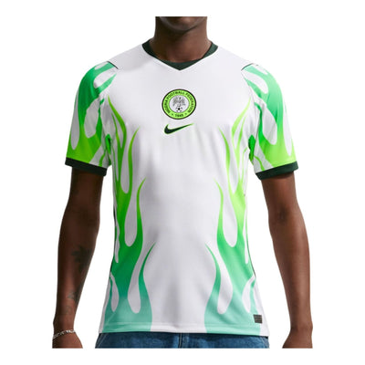 Nike Nigeria 2026 Stadium Away Dri-FIT Replica Jersey 'White Green Glow Black'
