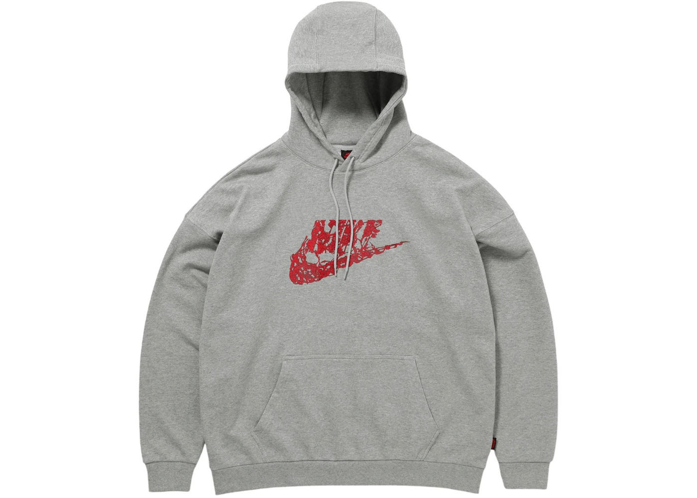 Nike x Stranger Things NRG Club Hoodie Dark Grey Heather/Light Smoke Grey