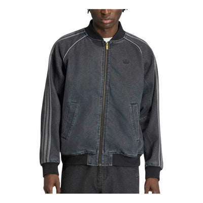 adidas SST Denim Track Top Asia Sizing 'True Black'