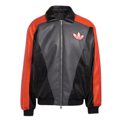adidas x Pokemon 8-Ball Jacket Asia Sizing 'Black Collegiate Orange'