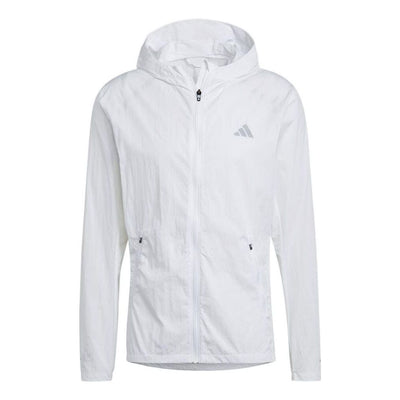adidas Marathon Warm-Up Running Jacket Asia Sizing 'White'