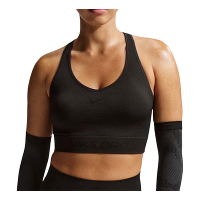 (WMNS) Nike Pro Seamless Dri-FIT Cropped Tank Top 'Black'
