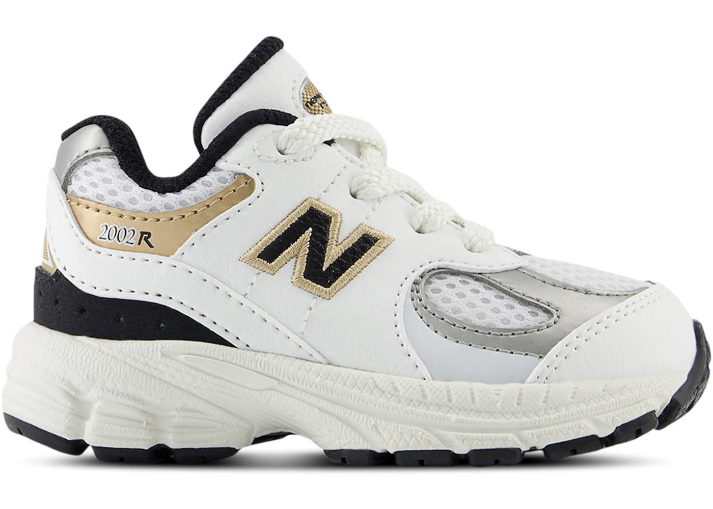 New Balance 2002R White Black Gold (TD)