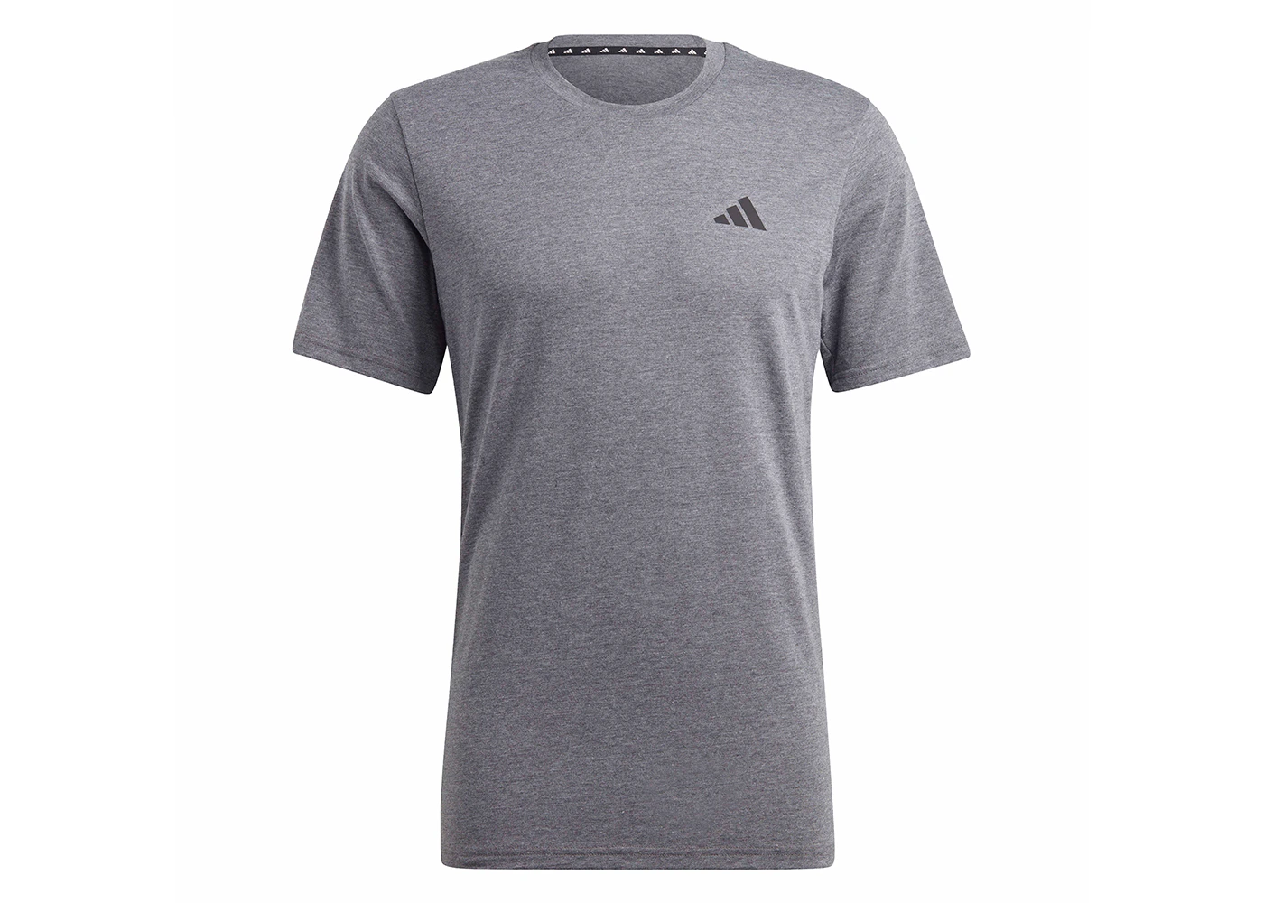adidas Train Essentials Feelready Training Tee Dark Grey Heather/White/Black