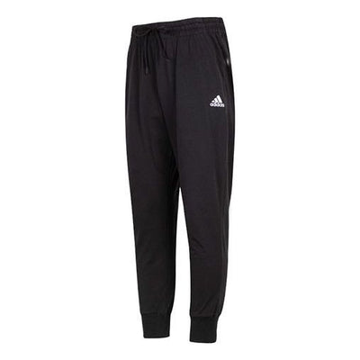 adidas Essentials Logo Track Pants 'Black'