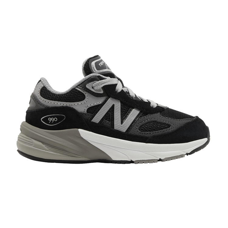 New Balance 990v6 Toddler 'Black Silver'