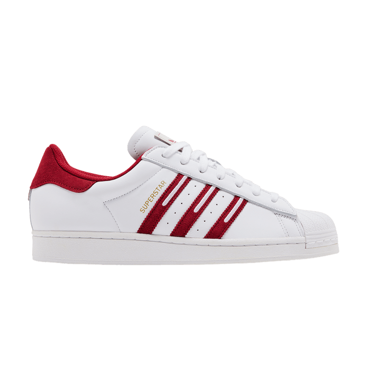adidas Superstar 'Embroidered Red Stripes'