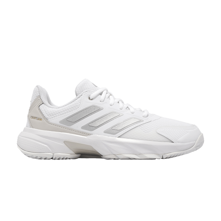 Adidas Wmns CourtJam Control 3 'White Silver Metallic'