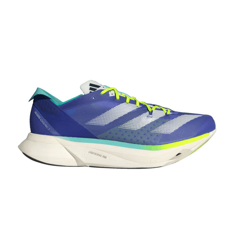 adidas Adizero Adios Pro 3 'Cobalt Blue Lucid Lemon'