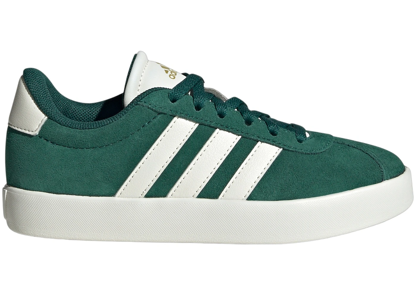 adidas VL Court 3.0 Collegiate Green Off White Gold Metallic (GS)