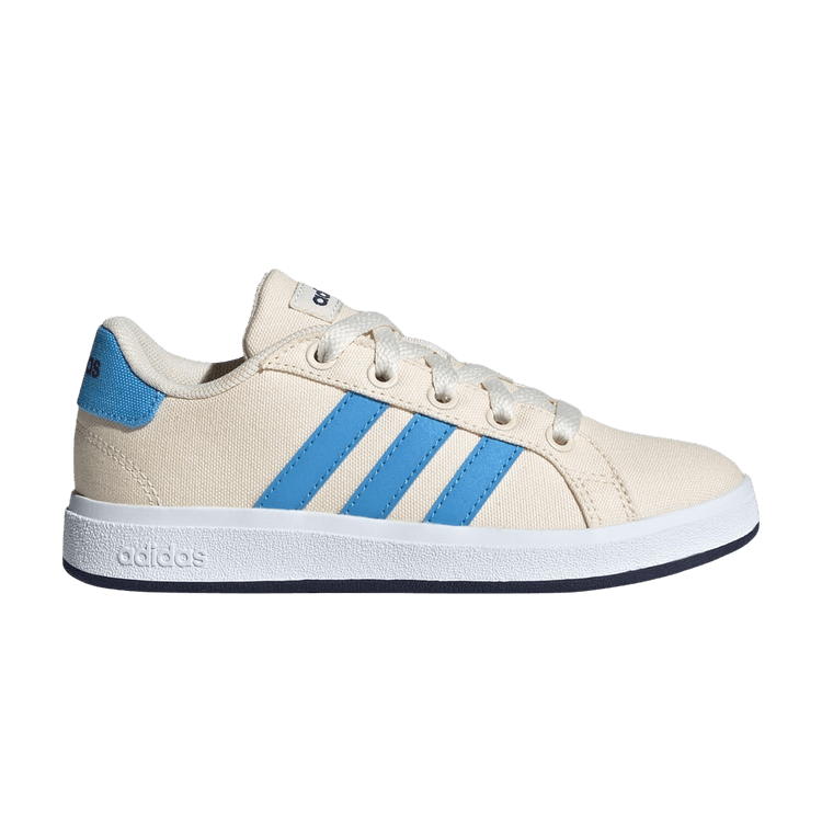 adidas Grand Court J 'White Blue Burst'
