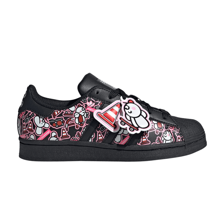 James Jarvis x adidas Originals Superstar Big Kid 'Abstract Trefoil'
