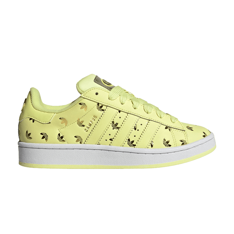 adidas Wmns Campus 00s 'Allover Debossed Trefoils - Pulse Yellow'