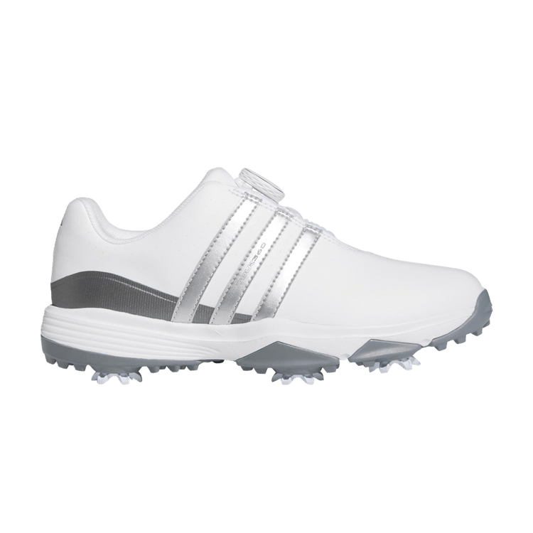 Adidas Tour 360 24 BOA Golf J 'White Iron Metallic'