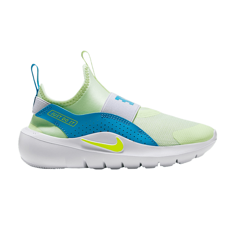 Nike Flex Runner 4 PS 'Barely Volt Light Current Blue Photon Dust Lemon Venom'