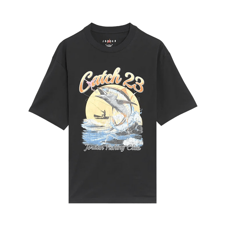 Air Jordan Fish Graphic Short-Sleeve Tee 'Black/White'