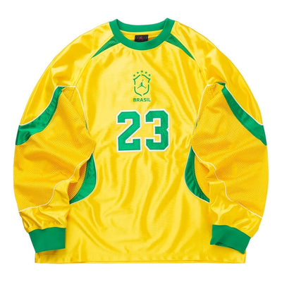 Air Jordan Goalie 2026 Jersey 'Varsity Maize Lucky Green'
