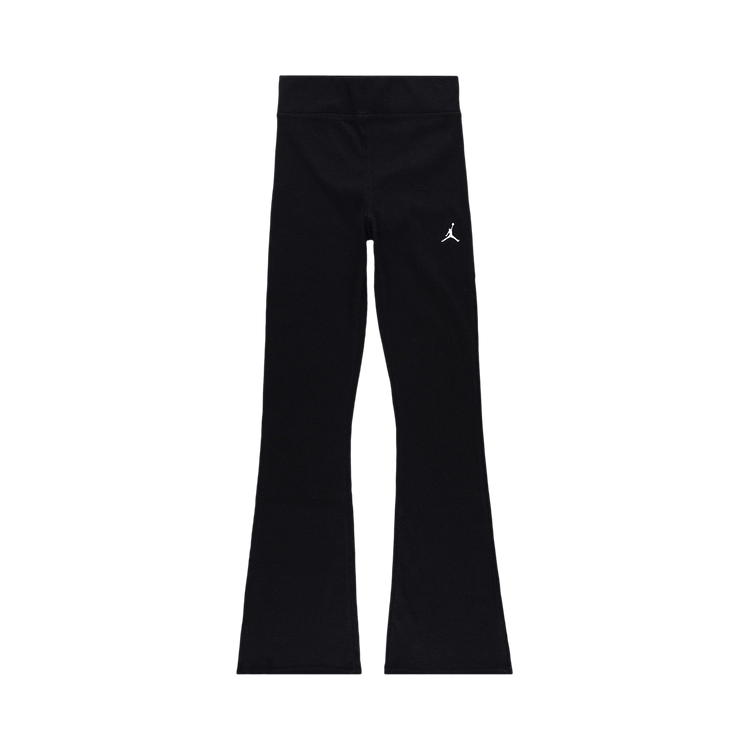 Air Jordan Mid Rise Flared Leggings 'Black/White'